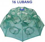 伞式鱼笼 渔网自动折叠伞网 手抛网虾笼渔具 16孔